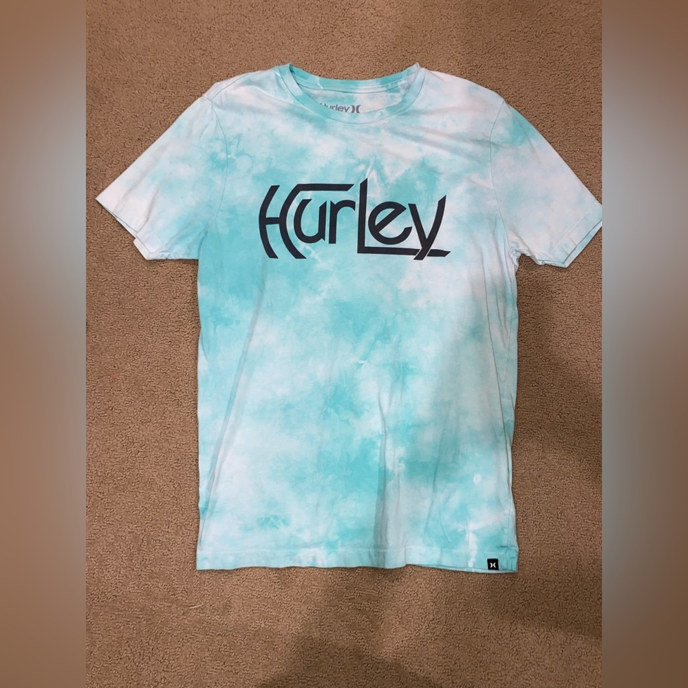 Hurley blue tie dye t-shirt